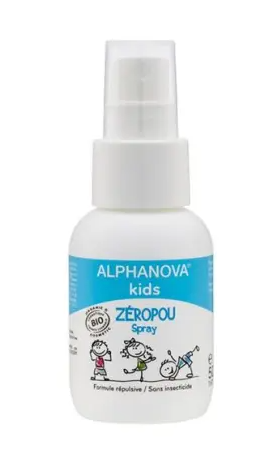 Alphanova kids ZEROPOU spray préventif 50ml