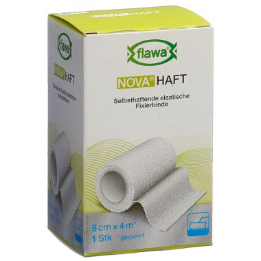 Flawa Nova benda adesiva di garza coesiva 8cmx4m