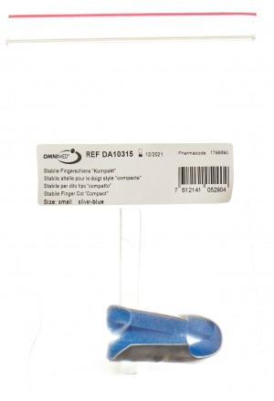 OMNIMED DALCO stecca per dita S blu argento