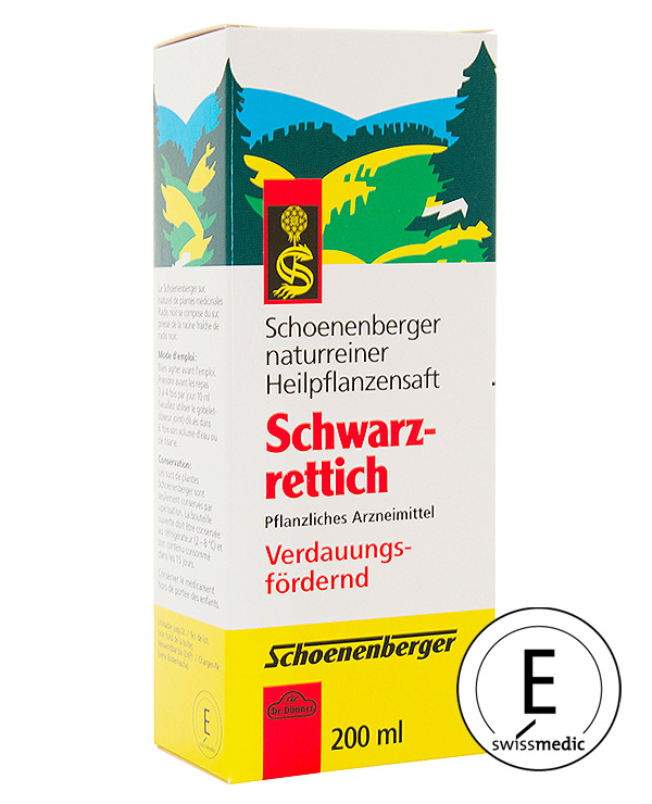 Schoenenberger Succo di ravanello nero 200ml