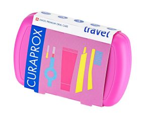 Set da viaggio Curaprox rosa