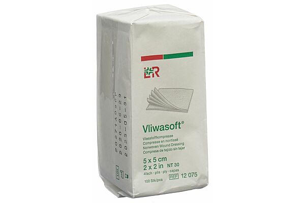Vliwasoft non tessuto comprime 5x5cm 4 strati 100 pezzi