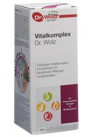 DR. WOLZ Vitalkomplex bottiglia di vetro 500ml