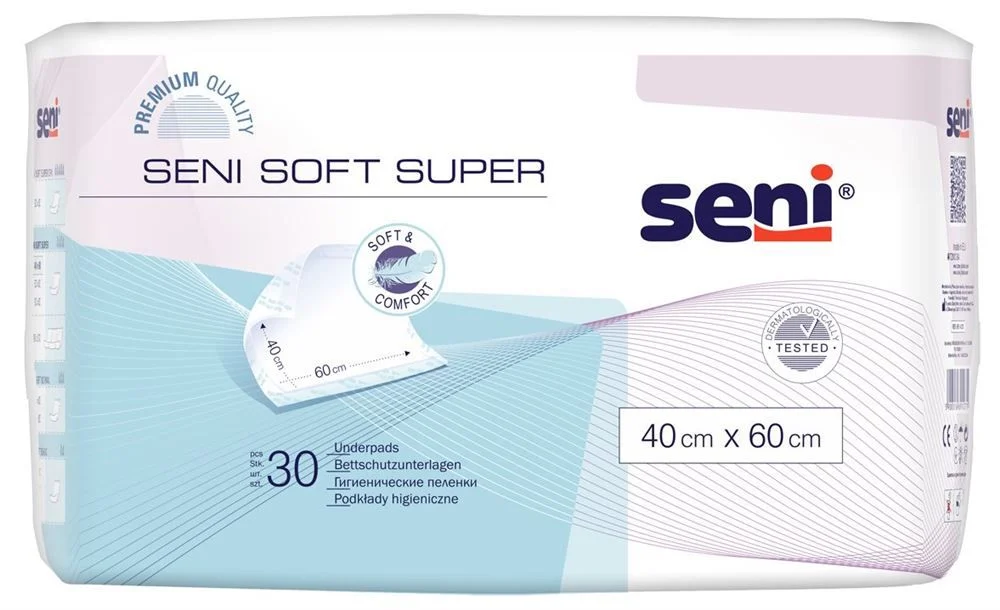 Seni Soft Super protezione letto 40x60cm 30 pezzi