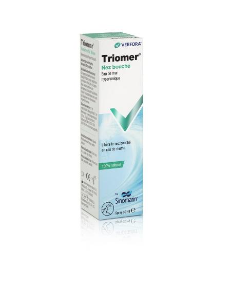 Triomer spray nasale Sinomarin ipertonico flacone 30ml
