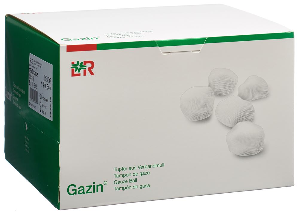 GAZIN tamponi di garza misura 3 20f pz. 25 x 5 pz.