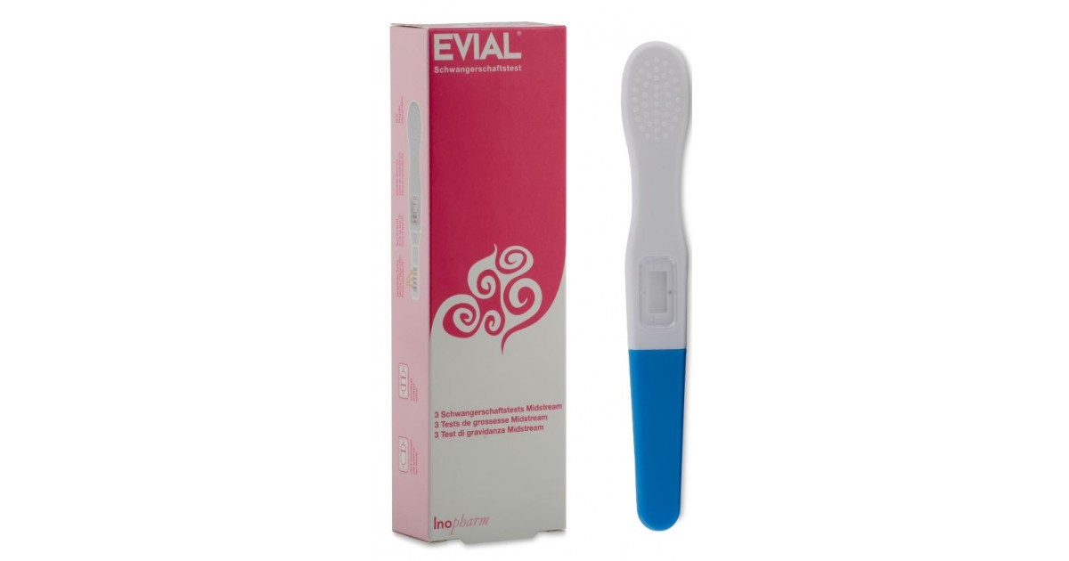 EVIAL Test di gravidanza Midstream 3 pezzi