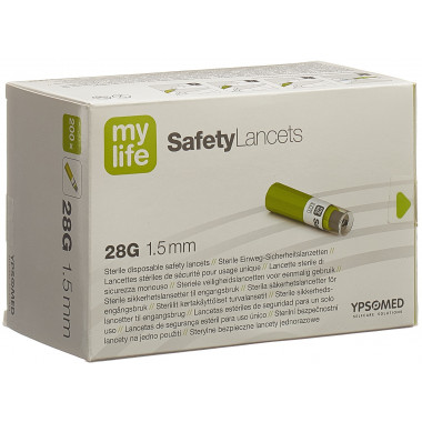mylife SafetyLancets lancette di sicurezza 28G 200 pezzi
