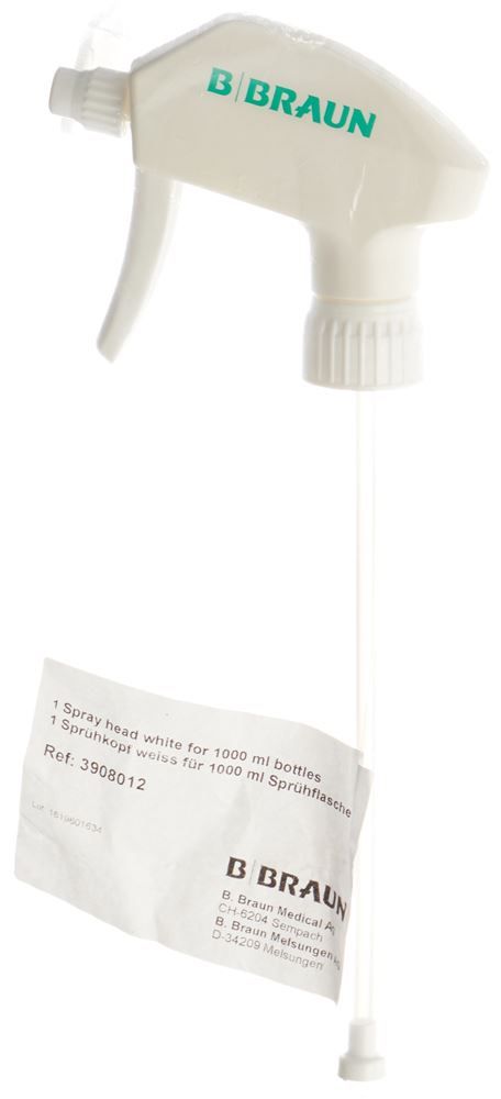 B. BRAUN pistola a spruzzo bianca per flacone spray 1000ml