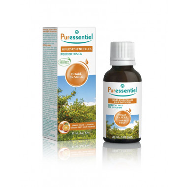 Miscela di fragranze Puressentiel Viaggio in Sicilia oli essenziali per diffusione Fl 30ml