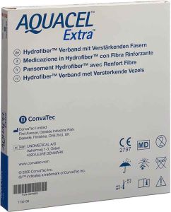 AQUACEL Benda extra idrofibra 15x15cm 5 pezzi