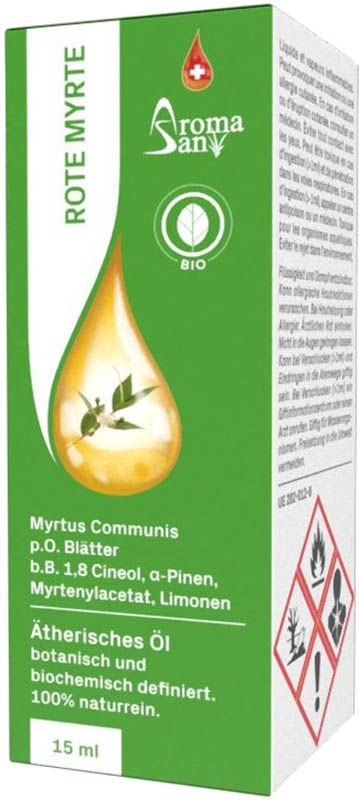 Aromasan mirto etere/olio organico 5ml