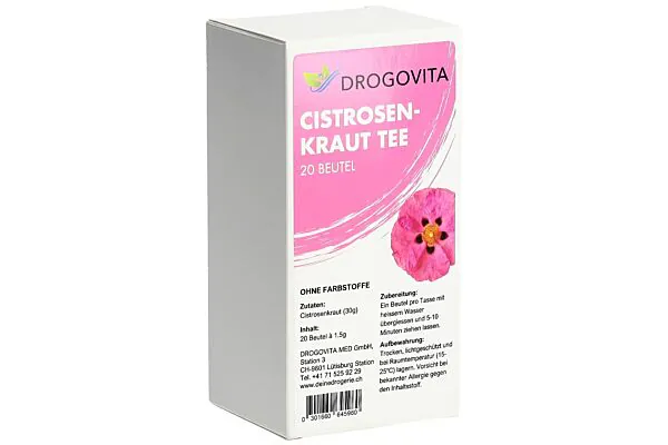 DROGOVITA Tè al cisto Btl 20 pezzi