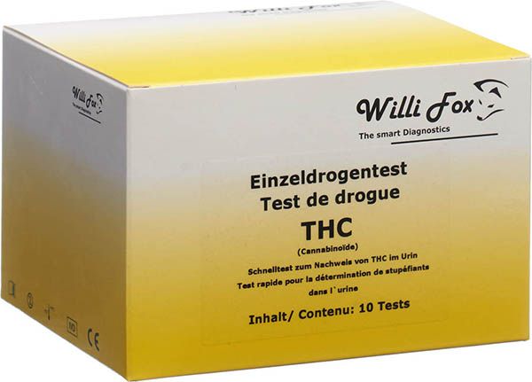 Willi Fox test antidroga THC urina singola 10 pezzi