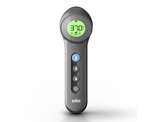 BRAUN No Touch+Forehead Age Prec BNT 400B nero