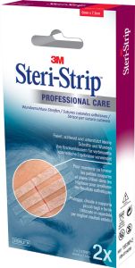 3M Steri Strip 6x75mm bianco rinforzato 2 x 3 pezzi