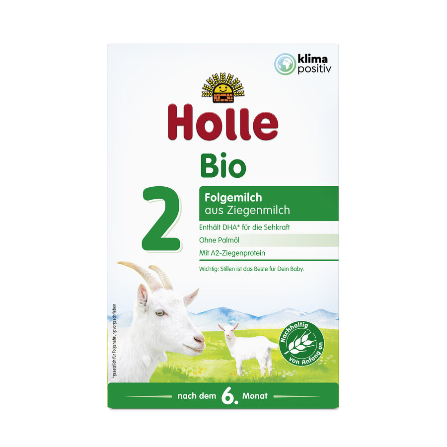 HOLLE latte di proseguimento biologico 2 a base di latte di capra 400g