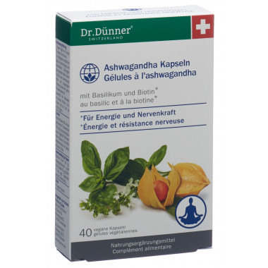 Dr Dünner PhytoWorld Ashwagandha Energia + Nervi Capsule 40 pezzi