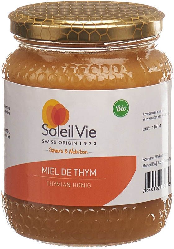 SOLEIL VIE Miele di timo biologico 500g