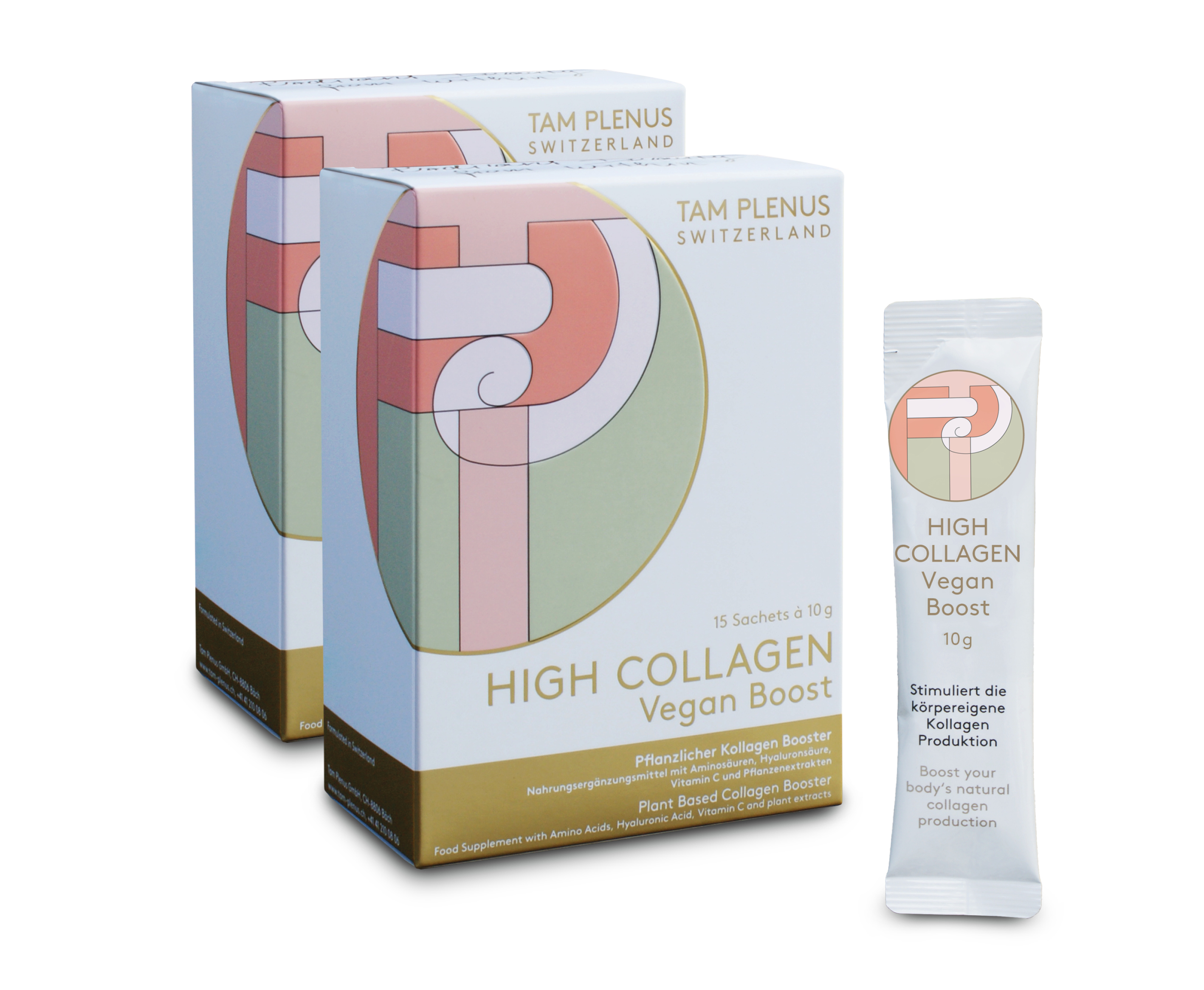 TAM PLENUS High Collagen Vegan Boost 2x15 pezzi cura mensile