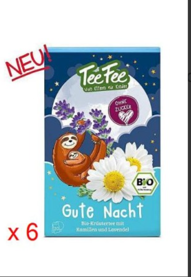 TEEFEE Tisana della buona notte 6 x 20 pezzi