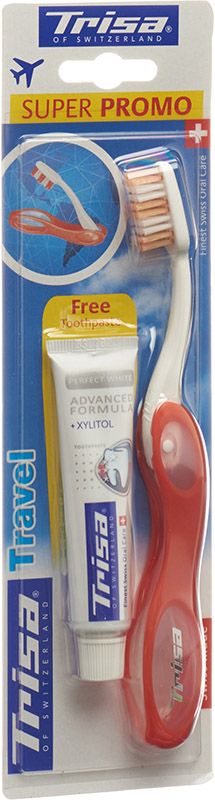 Promo viaggio Trisa con dentifricio in omaggio