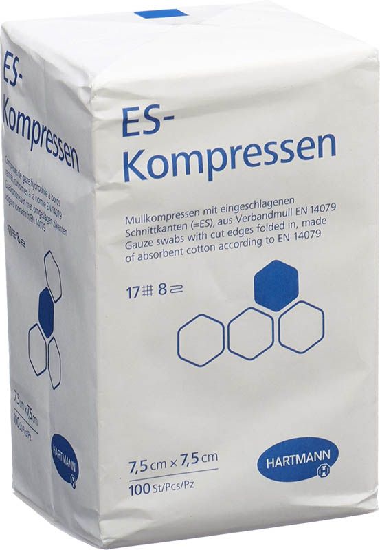 HARTMANN ES-Kompressen 8fach 7.5x7.5cm 100 Stück