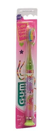 Spazzolino GUM Junior Light-Up verde