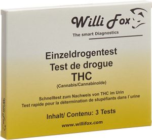 Willi Fox test antidroga THC urina singola 5 pezzi