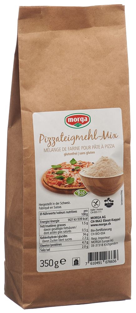 Miscela di farina per pizza Morga gf bio 350g