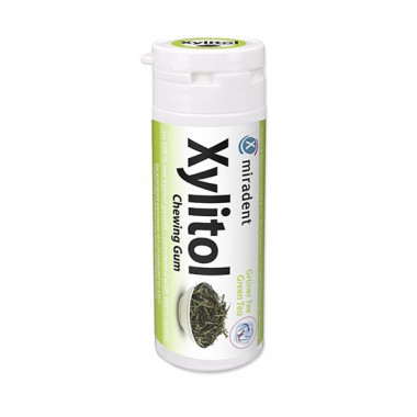 Miradent Xylitol gomma da masticare al tè verde 30 pezzi