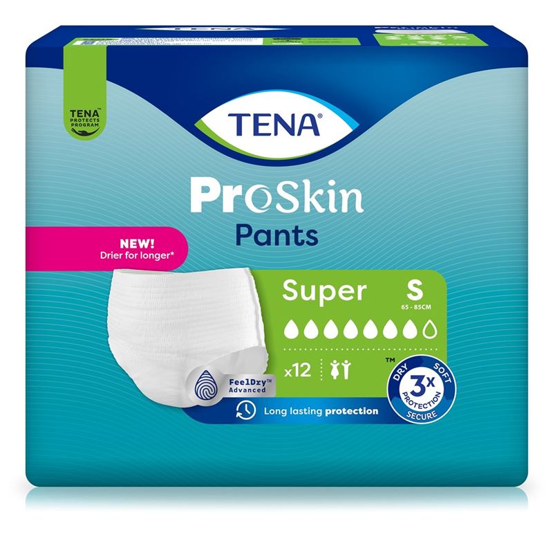 TENA Pants Super S 65-85cm 12 pezzi