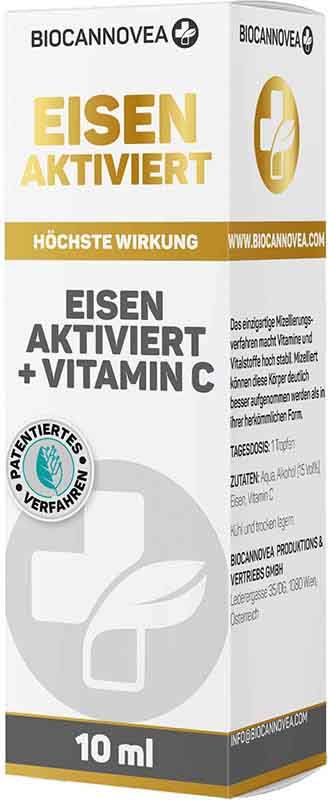 BIOCANNOVEA Eisen aktiviert & Vitamin C Fl 10ml