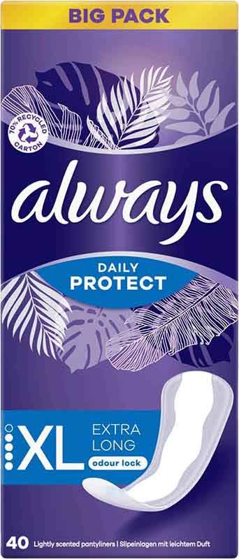 ALWAYS Slipeinl Daily Prot Ext Lo Fragrance BigP 40 pz.