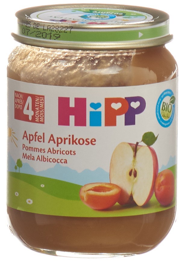 HIPP Vasetto di mele e albicocche 125g