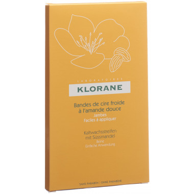 Strisce depilatorie Klorane gambe 2 x 6 pezzi