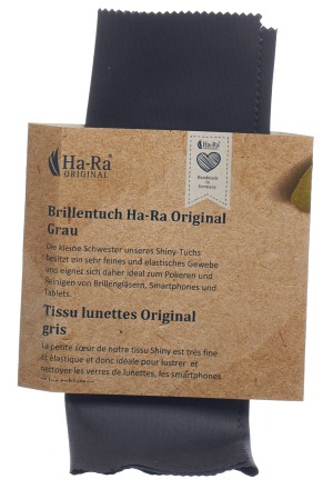 Panno per occhiali HA-RA grigio