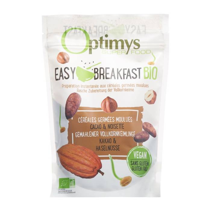 Optimys Easy Breakfast Cacao e Nocciole Biologico Btl 350g