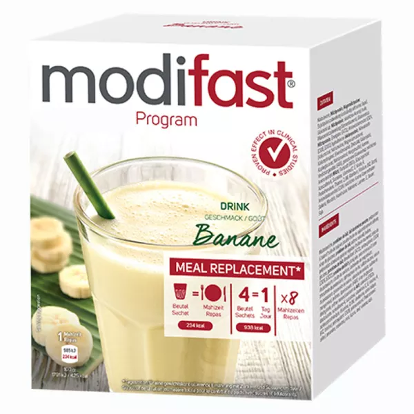 MODIFAST Programm Drink Banane 8 x 55g