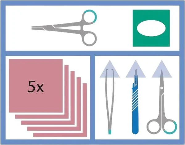 Set di sutura MediSet 480978