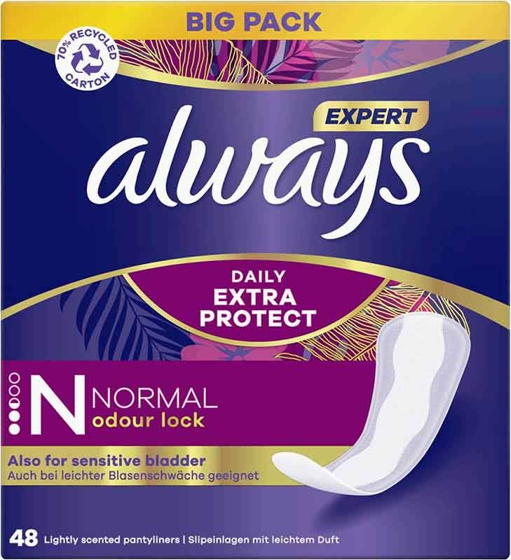 ALWAYS Slipeinl Exp Dai Prot Norm Fragranza BigP 48 pz.