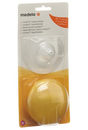 Medela Contatto paracapezzoli M 20mm con scatola 1 paio