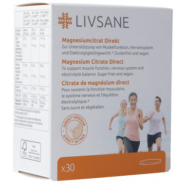 Livsane Magnesio Citrato Diretto 30 pezzi