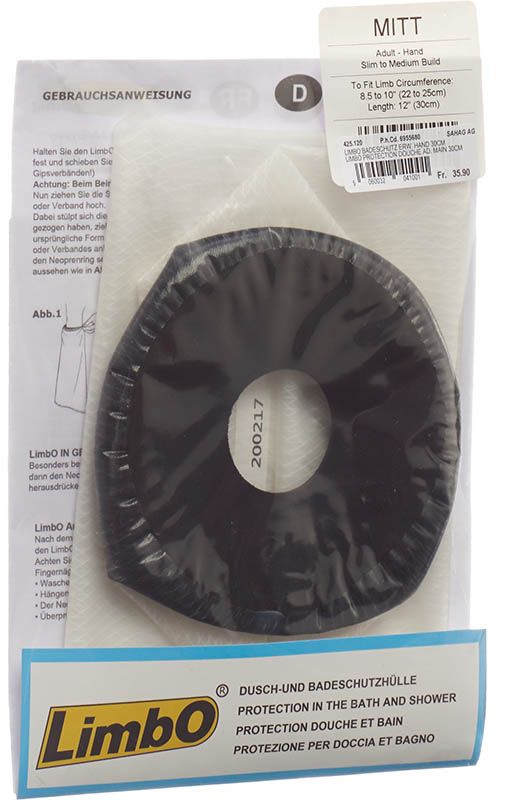 Limbo protezione bagno 30cm mano adulto