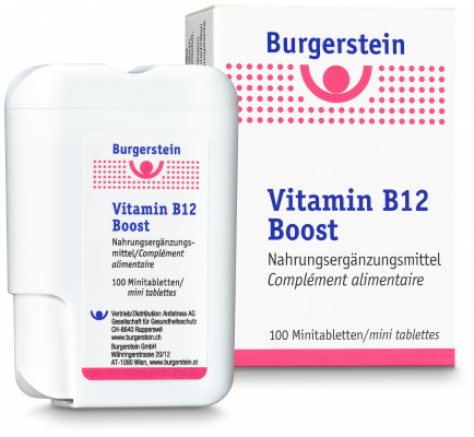 BURGERSTEIN Vitamina B12 Boost mini compressa 100 pezzi