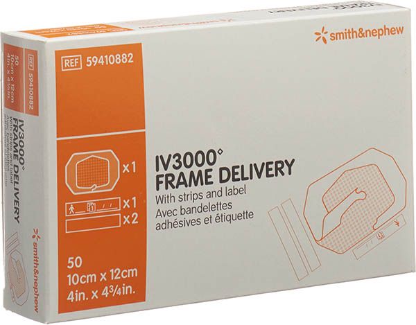IV3000 Cannula di fissaggio 7x9cm fessura 100 pezzi