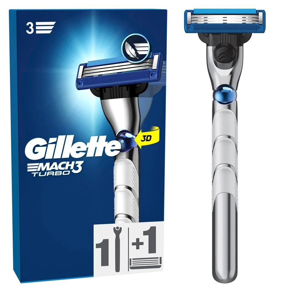 GILLETTE Mach3 Razorap Turbo 3D 1 lama (s)