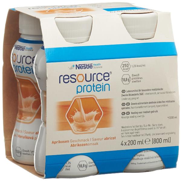 Resource Protein Aprikose 4 x 200ml