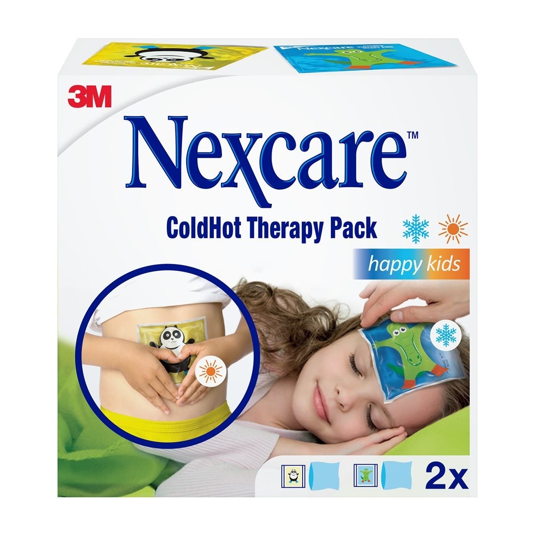 3M Nexcare ColdHot Happy Kids 12x11cm 2 pezzi