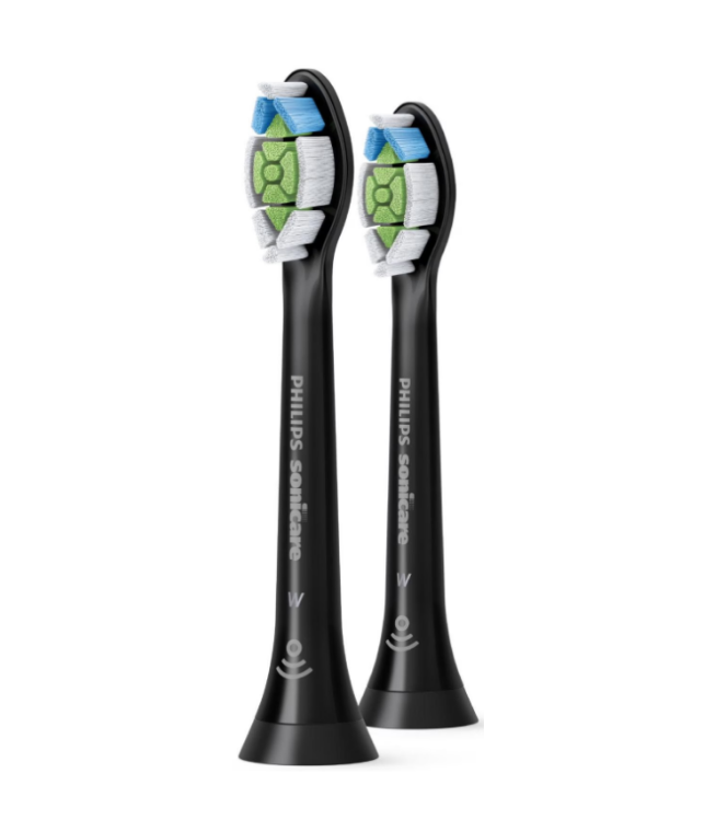 Philips Sonicare W2 Optimal White testine standard nere 2 pezzi